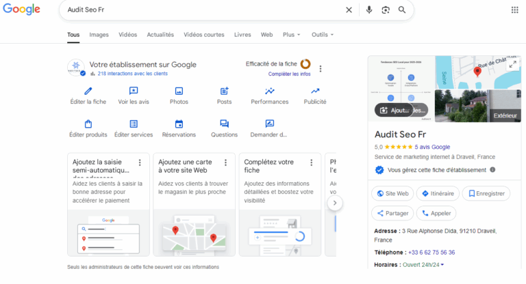 Google business profile