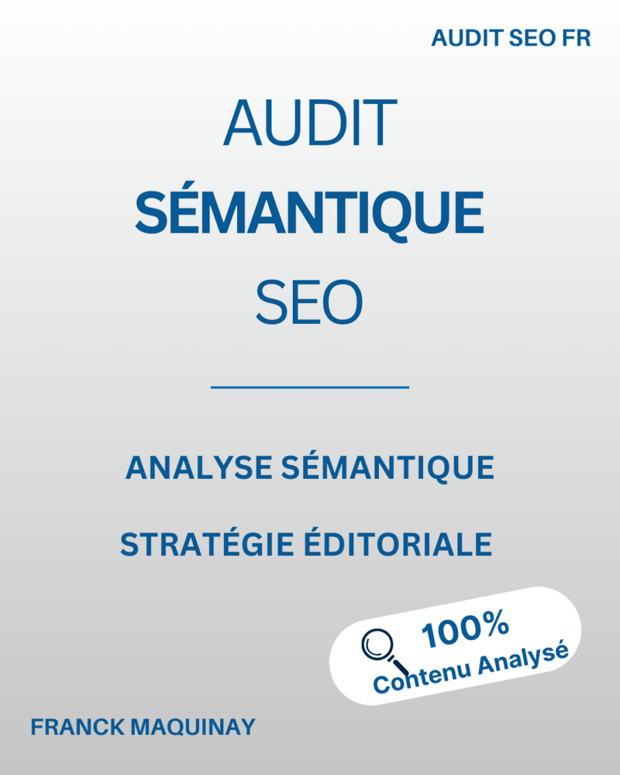 Audit seo sémantique